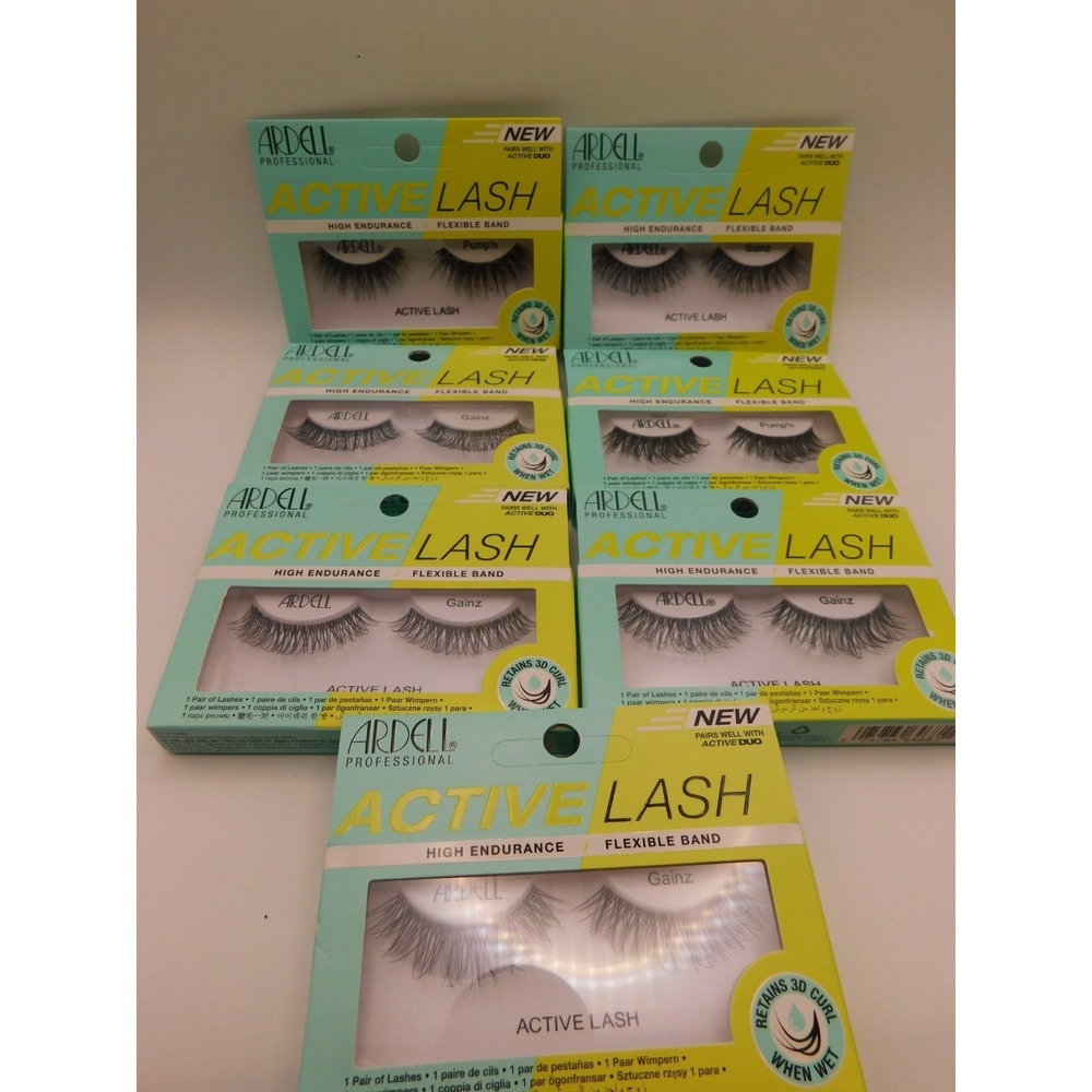 Set of 7 Ardell Active Lash NEW